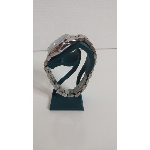 Men's Chronos Blue Faced Watch Needs New Battery Metal Band - Picture 2 of 6